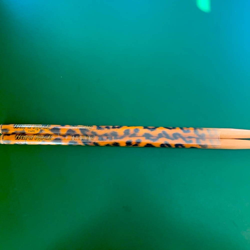 New Hard Rock Cafe Athens Greece Souvenir Drum Sticks